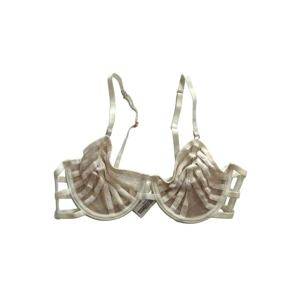 Bluebella Mesh Bra in White Rose Dust